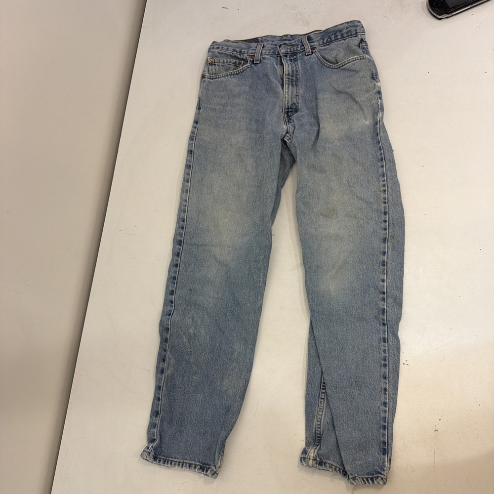 Levi's 550 Jeans Mens 34x31 Blue Denim Light Wash Relaxed Fit